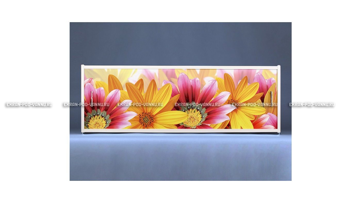 Раздвижной ФОТО экран - Flowers – купить по цене 8500 руб. в интернет-магазине в городе Санкт-Петербург картинка 6