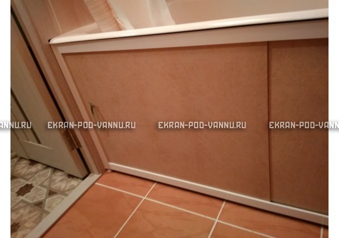 Раздвижной экран EUROPLEX Комфорт бежевый – купить по цене 6750 руб. в интернет-магазине в городе Санкт-Петербург картинка 2