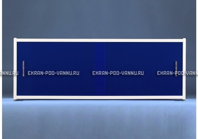 Раздвижной экран EUROPLEX Комфорт синий – купить по цене 6750 руб. в интернет-магазине в городе Санкт-Петербург картинка 1