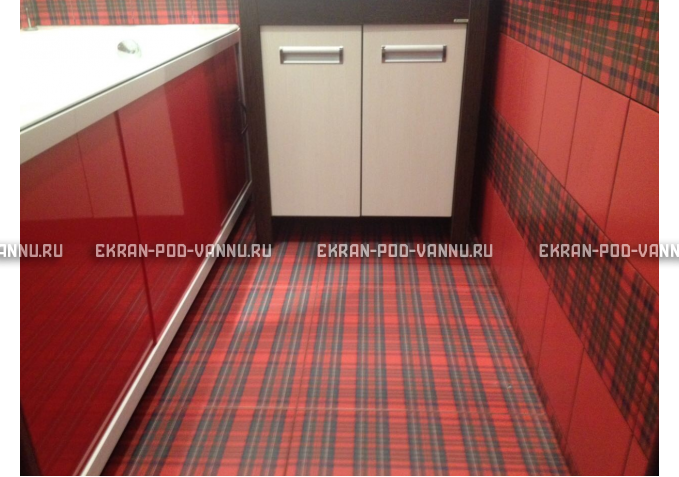 Экран раздвижной EUROPLEX Комфорт красный – купить по цене 6250 руб. в интернет-магазине в городе Санкт-Петербург картинка 3