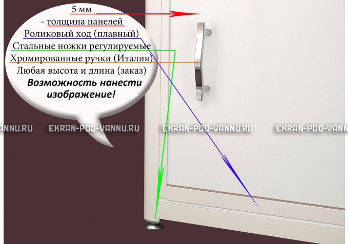 Экран на роликах EUROPLEX Орхидея – купить по цене 12400 руб. в интернет-магазине в городе Санкт-Петербург картинка 2
