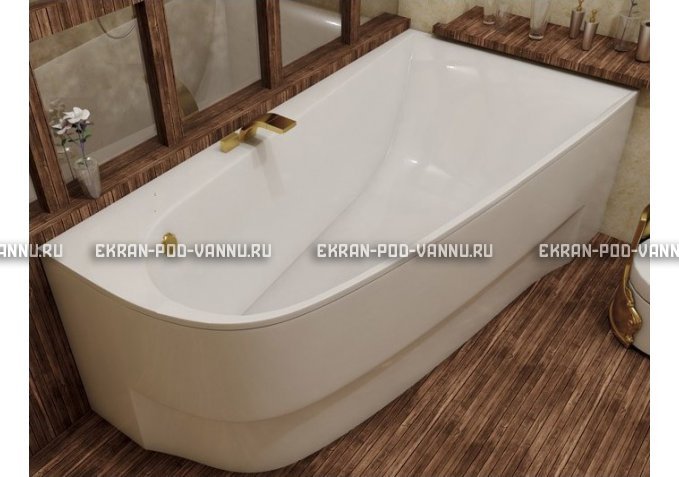 Акриловая ванна Vayer Boomerang 170x90 – купить по цене 47600 руб. в интернет-магазине в городе Санкт-Петербург картинка 1