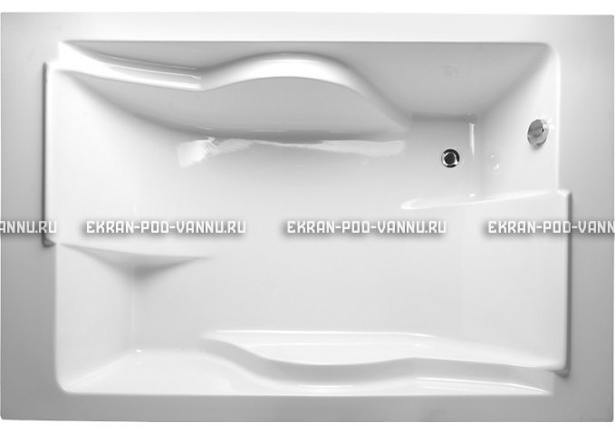 Акриловая ванна Vayer Coral 180x120 – купить по цене 33850 руб. в интернет-магазине в городе Санкт-Петербург картинка 2