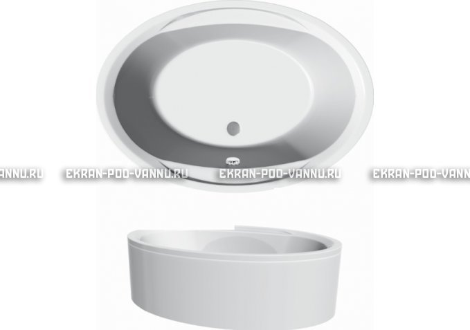 Акриловая ванна Vayer Opal 180x120 – купить по цене 33850 руб. в интернет-магазине в городе Санкт-Петербург картинка 3