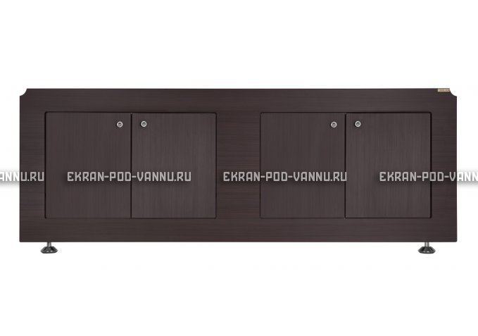 Экран VOD-OK Олимп 170 распашной - Венге – купить по цене 5690 руб. в интернет-магазине в городе Санкт-Петербург картинка 1