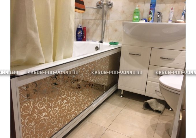Раздвижной экран EUROPLEX Роликс Золото – купить по цене 12500 руб. в интернет-магазине в городе Санкт-Петербург картинка 1