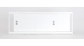 Экран из МДФ EMMY Монро 170 белый в алюминиевой раме – купить по цене 5800 руб. в интернет-магазине в городе Санкт-Петербург картинка 53