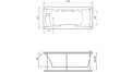 Акриловая ванна Relisan Loara 180x80 – купить по цене 23580 руб. в интернет-магазине в городе Санкт-Петербург картинка 17