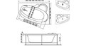 Акриловая ванна Relisan Ariadna 150x110 – купить по цене 24690 руб. в интернет-магазине в городе Санкт-Петербург картинка 13