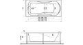Акриловая ванна Relisan Elvira 160x75 – купить по цене 15940 руб. в интернет-магазине в городе Санкт-Петербург картинка 13