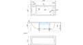 Акриловая ванна 1MarKa Modern 120x70 – купить по цене 7600 руб. в интернет-магазине в городе Санкт-Петербург картинка 17