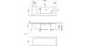 Акриловая ванна 1MarKa Modern 130x70 – купить по цене 8620 руб. в интернет-магазине в городе Санкт-Петербург картинка 21