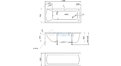Акриловая ванна 1MarKa Modern 150x70 – купить по цене 9210 руб. в интернет-магазине в городе Санкт-Петербург картинка 17