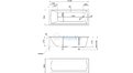 Акриловая ванна 1MarKa Modern 160x70 – купить по цене 9410 руб. в интернет-магазине в городе Санкт-Петербург картинка 21