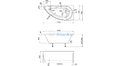 Акриловая ванна 1MarKa Piccolo 150х75 – купить по цене 11310 руб. в интернет-магазине в городе Санкт-Петербург картинка 25