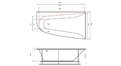 Акриловая ванна Vayer Boomerang 180x100 – купить по цене 53030 руб. в интернет-магазине в городе Санкт-Петербург картинка 18